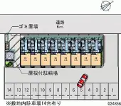 ★手数料０円★郡山市安積町日出山４丁目　月極駐車場（LP）